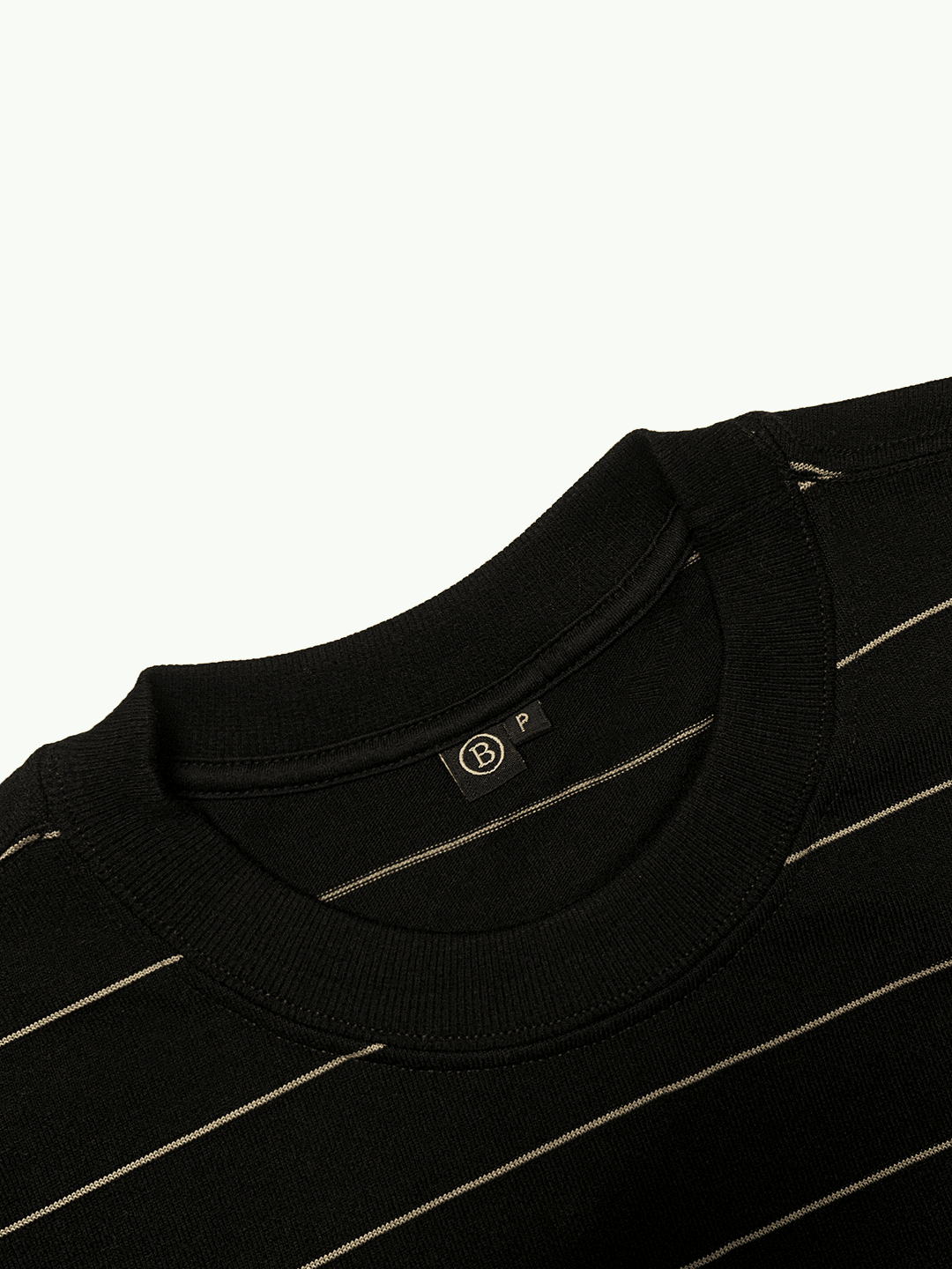 CAMISETA BASIC STRIPE BLACK