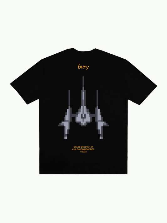 CAMISETA SPACE SHOOTER BLACK