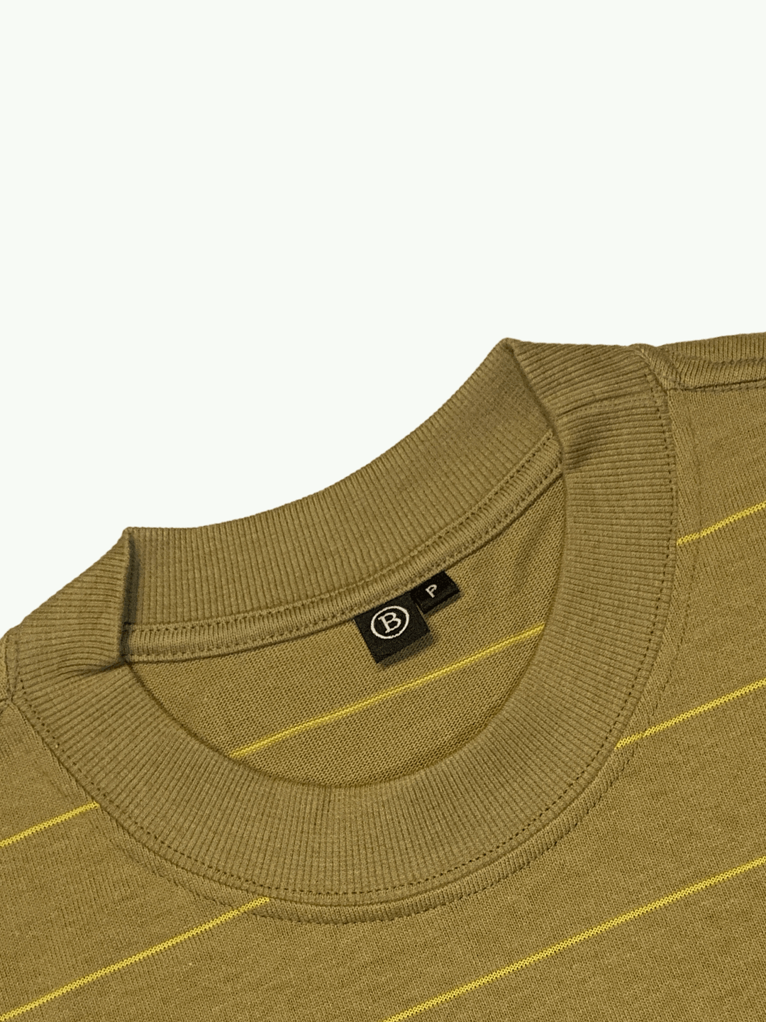 CAMISETA BASIC STRIPE KHAKI