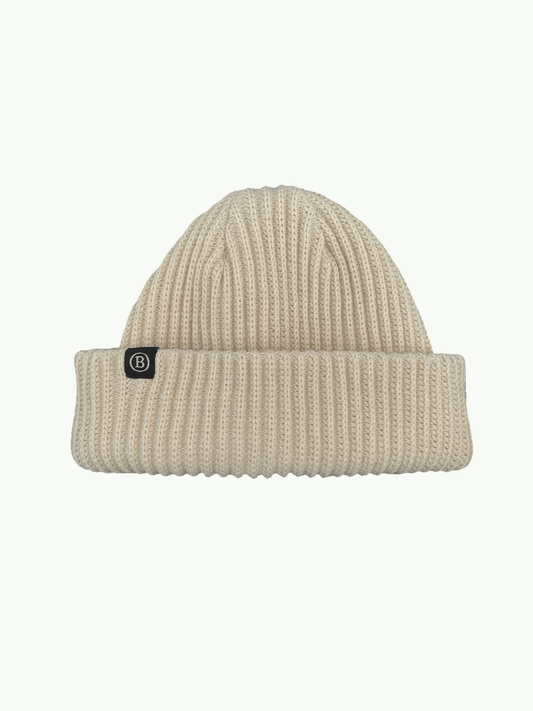 GORRO CANELADO - BEGE
