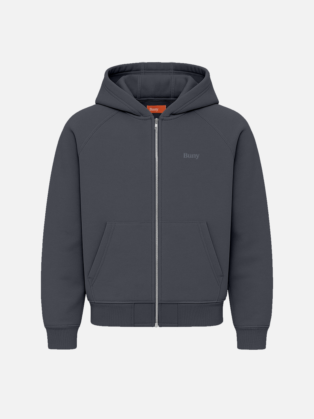 HOODIE ZIP BUNY DARK GRAY